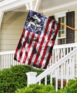 sprint car racing american u.s. flag 2111