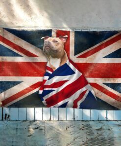staffordshire bull terrier grommet flag patriotic dog anl08gfv4 7988