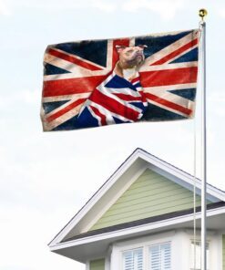 staffordshire bull terrier grommet flag patriotic dog anl08gfv4 8961
