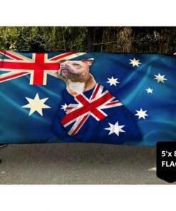 staffordshire bull terrier grommet flag patriotic dog anl10gfv6 3497