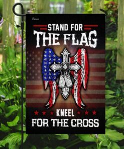 stand for the flag kneel for the cross flag 6593