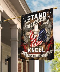 Stand For The Flag Kneel For The Cross Flag