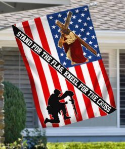 Stand For The Flag Kneel For The Cross Flag QNH20F