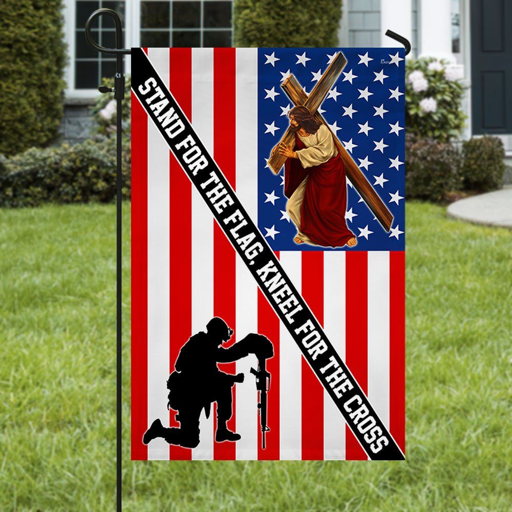 Stand For The Flag Kneel For The Cross Flag QNH20F - Image 5