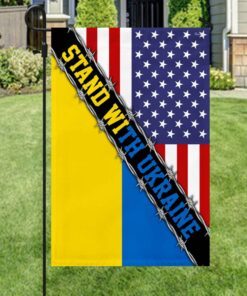 stand with ukraine, america ukraine flag thb3781f 7070