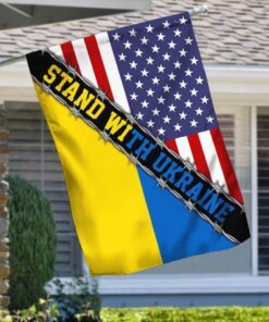 stand with ukraine, america ukraine flag thb3781f 8950