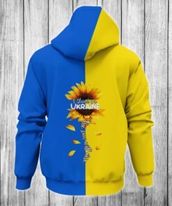 stand with ukraine 3d zip hoodie . slava ukraini sunflower ukrainian flag. peace for ukraine flag nnt450zh 2753