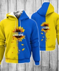 stand with ukraine 3d zip hoodie . slava ukraini sunflower ukrainian flag. peace for ukraine flag nnt450zh 5191