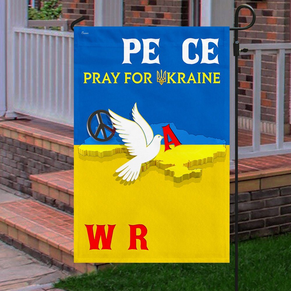 Stand With Ukraine Flag Pray for Ukraine. Stop War. Peace In Ukraine. Ukraine Peace Dove MLH2294F - Image 5