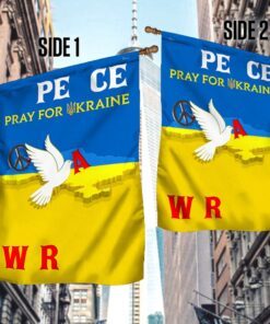 stand with ukraine flag pray for ukraine. stop war. peace in ukraine. ukraine peace dove mlh2294f 4370