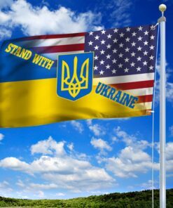 stand with ukraine grommet flag ddh3334gf 7591