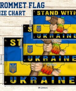 stand with ukraine grommet flag peace for ukraine pray for ukraine mlh2287gf 3836