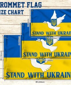 stand with ukraine grommet flag thn3865gf 3949