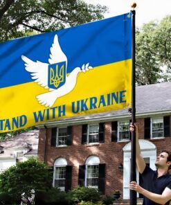 stand with ukraine grommet flag thn3865gf 7735