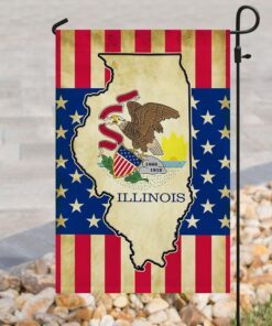 state of illinois flag 4424