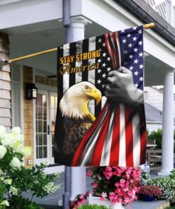 Stay Strong America Eagle Flag