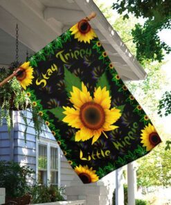 stay trippy little hippie flag 8497