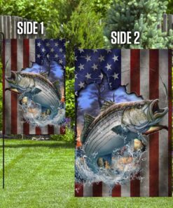 striper fishing flag 5019