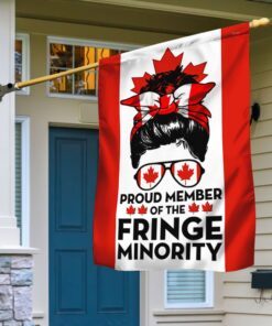 Strong Girl Support Freedom Convoy 2022 Flag Proud Member Of The Fringe Minority DHP3321F
