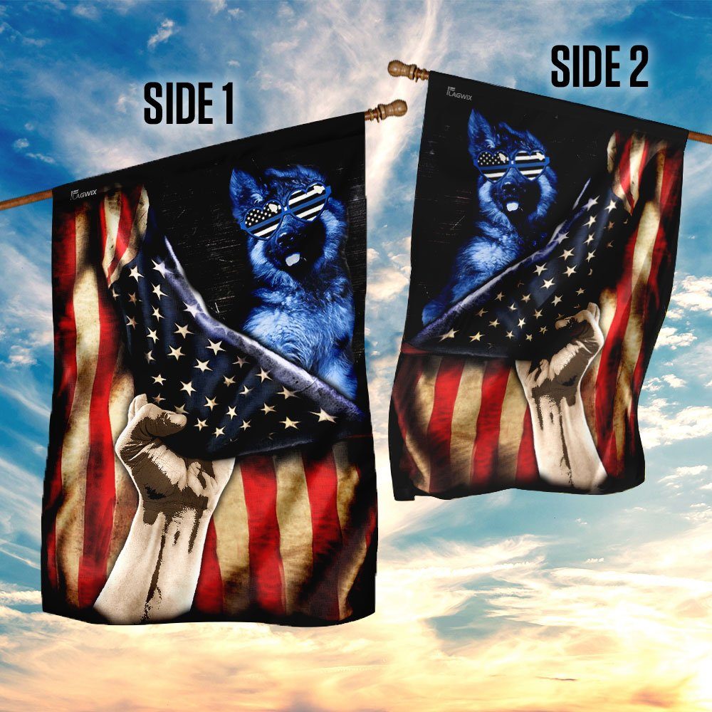 Stunning Police K9 Dog Flagwix™ American Flag For Indoor and Outdoor Uses - Image 10