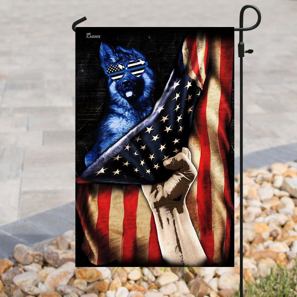 Stunning Police K9 Dog Flagwix™ American Flag For Indoor and Outdoor Uses - Image 3