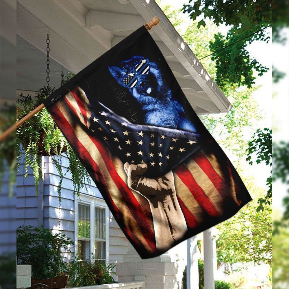 Stunning Police K9 Dog Flagwix™ American Flag For Indoor and Outdoor Uses - Image 8