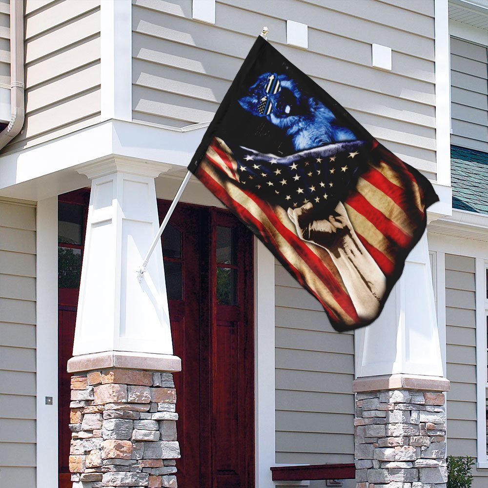 Stunning Police K9 Dog Flagwix™ American Flag For Indoor and Outdoor Uses - Image 6