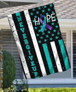 Suicide Prevention Flag Never Give Up LHA1694F