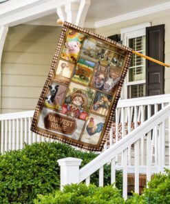 summertime harvest home decoration flag 2108