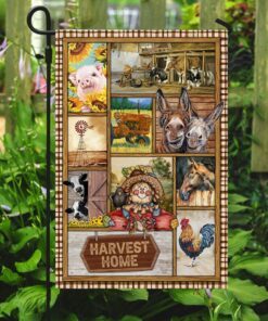 summertime harvest home decoration flag 7135