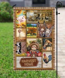 summertime harvest home decoration flag 7387
