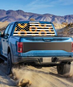 sunflower american rear window decal bnn140cd 7385