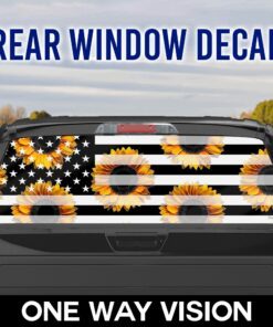 Sunflower American Rear Window Decal BNN140CD