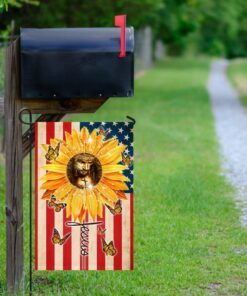 sunflowers and jesus flagwix™ jesus faith american flag 4850