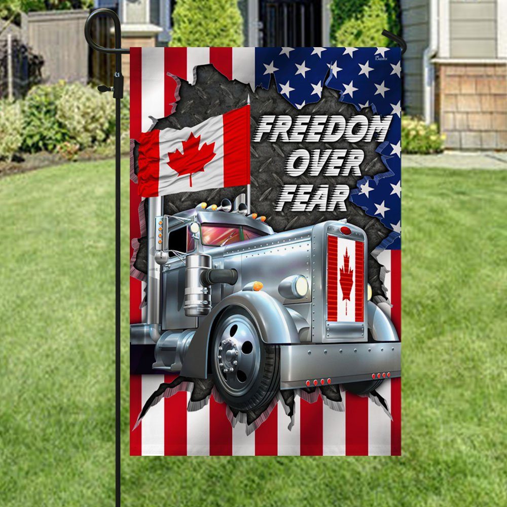 Support Freedom Convoy 2022 Flag Freedom Over Fear DDH3313F - Image 5