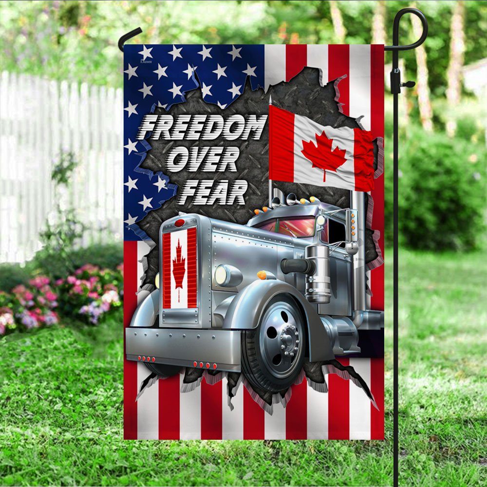 Support Freedom Convoy 2022 Flag Freedom Over Fear DDH3313F - Image 4
