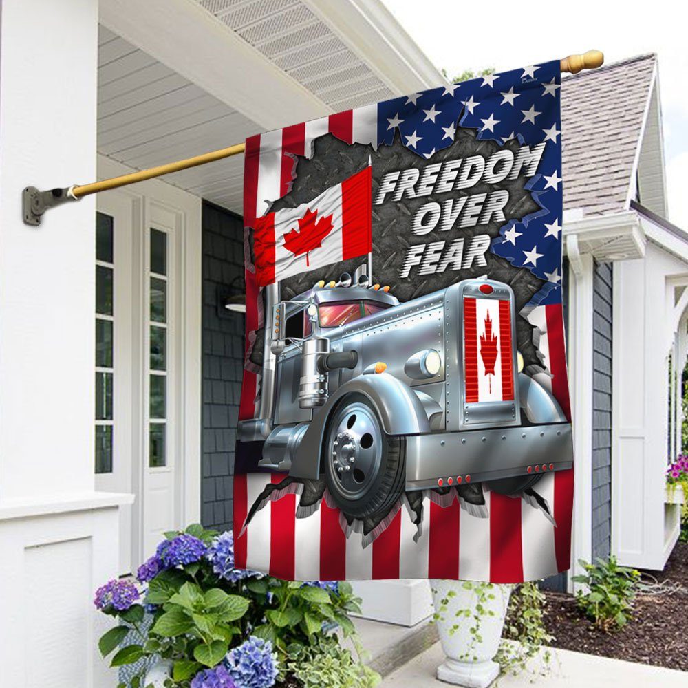 Support Freedom Convoy 2022 Flag Freedom Over Fear DDH3313F