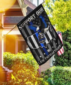 support our law enforcement flag 1500