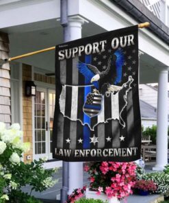 support our law enforcement flag 5477