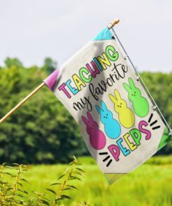 teacher easter flag teaching my favorite peeps tqn1063f 1460