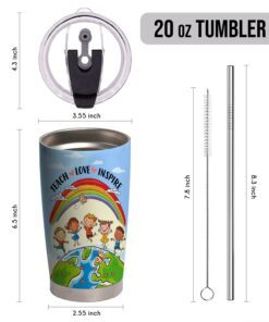 teacher tumbler 20oz the influence of a good teacher can never be erased lnt531tuv6 6973