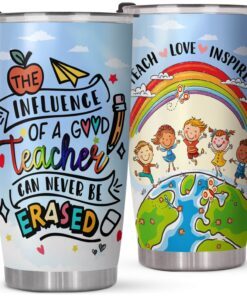 teacher tumbler 20oz the influence of a good teacher can never be erased lnt531tuv6 8150