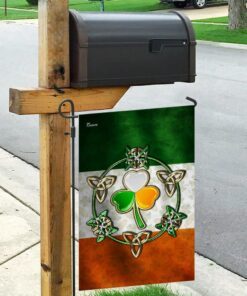 team irish lucky charm flag 1307