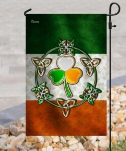 team irish lucky charm flag 3477