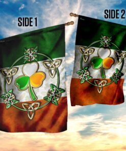 team irish lucky charm flag 6074