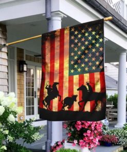 Team Roping Flag