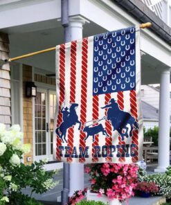 Team Roping Flag
