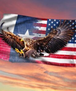 Texas American Flag Eagle TTV415GF
