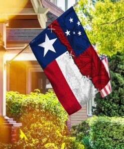 texas and samoan flag ant137f 2736