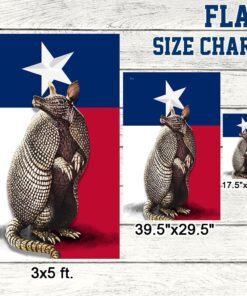 texas armadillo flag lnt223f 2792